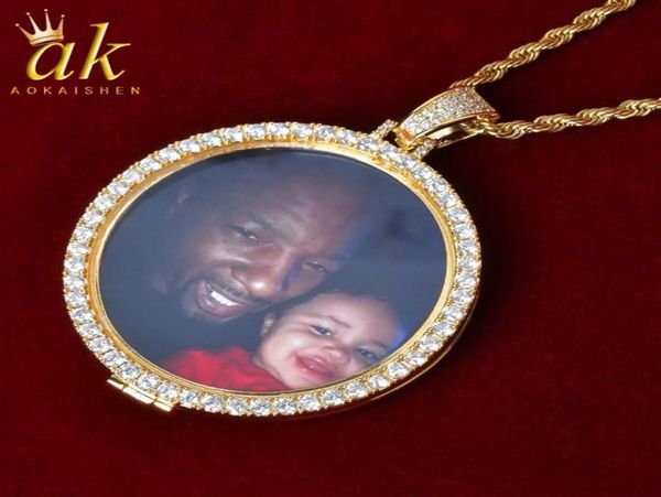 custom po pendant for women gold color medallion necklace copper zircon hip hop rock jewelry with rope chain310s6260650, Silver
custom po pendant for women gold color medallion necklace copper zircon hip hop rock jewelry with rope chain310s6260650, Silver