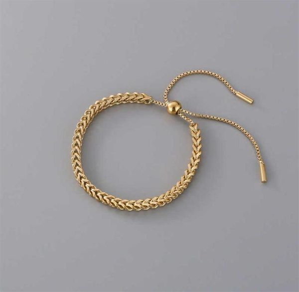new design fashion stainless steel link chain bracelets for women girl men gold color hiphop rock adjustable bracelet jewelry x0704445018, Golden;silver
new design fashion stainless steel link chain bracelets for women girl men gold color hiphop rock adjustable bracelet jewelry x0704445018, Golden;silver