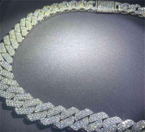 suitable for daily wear 925 sier material 15mm 18mm wide 3 rows moissnaite diamond necklace cuban link chain272z7111974, Silver
suitable for daily wear 925 sier material 15mm 18mm wide 3 rows moissnaite diamond necklace cuban link chain272z7111974, Silver