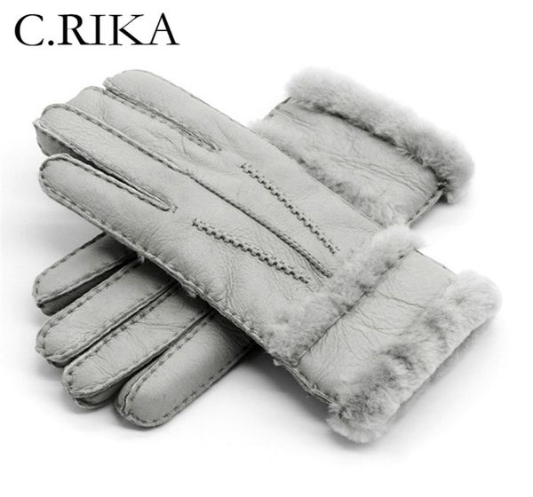 100 genuine sheepskin leather gloves women winter autumn fashion warm fleece snow mittens men outdoor five finger wrist 2201113232686, Blue;gray
100 genuine sheepskin leather gloves women winter autumn fashion warm fleece snow mittens men outdoor five finger wrist 2201113232686, Blue;gray