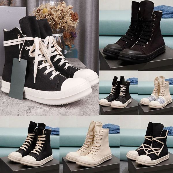 designer rick boots fashion womans luxury boot black high canvas shoes platform sneakers wax cloth thick bottom men women lace up booties
designer rick boots fashion womans luxury boot black high canvas shoes platform sneakers wax cloth thick bottom men women lace up booties