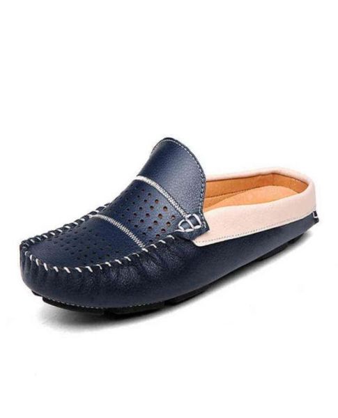 slippers leather men breathable holes casual shoes men039s flats summer classic blue half slides handmade moccasins loafers man8096521812, Black
slippers leather men breathable holes casual shoes men039s flats summer classic blue half slides handmade moccasins loafers man8096521812, Black