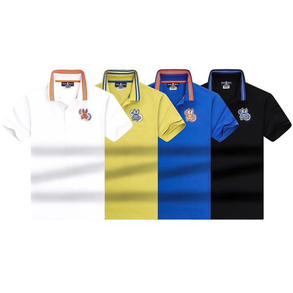 2023 psycho bunny polo shirt designermen's t-shirts casual t shirt polos summer slim skull rabbit print stand neck tees short sleeve, White;black
2023 psycho bunny polo shirt designermen's t-shirts casual t shirt polos summer slim skull rabbit print stand neck tees short sleeve, White;black