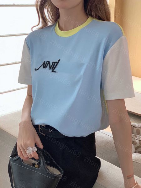 23ss womens designer clothing tee womens t-shirt round neck pure cotton color pin beaded letters logo short sleeve t-shirt womens clothes, White
23ss womens designer clothing tee womens t-shirt round neck pure cotton color pin beaded letters logo short sleeve t-shirt womens clothes, White