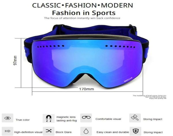 ski goggles uv400 protection antifog women men snowboard goggles skiing glasses winter snow eyewear spherical dual lens design sk2991309
ski goggles uv400 protection antifog women men snowboard goggles skiing glasses winter snow eyewear spherical dual lens design sk2991309