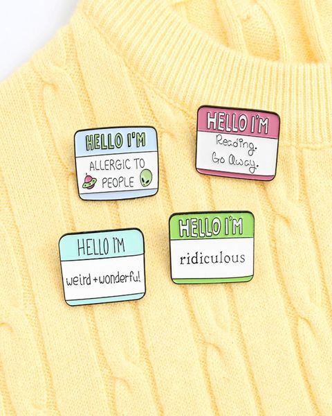 funny quote enamel brooches humor pins bag clothes lapel pin label badge cartoon jewelry gift7217343, Blue
funny quote enamel brooches humor pins bag clothes lapel pin label badge cartoon jewelry gift7217343, Blue