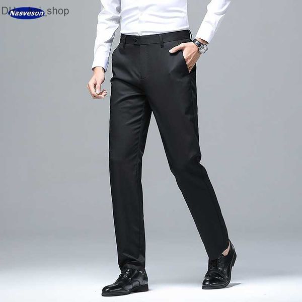 2023 summer silk casual pants for high end business straight tube hanging ice with no iron, light thin feel 41, Black
2023 summer silk casual pants for high end business straight tube hanging ice with no iron, light thin feel 41, Black