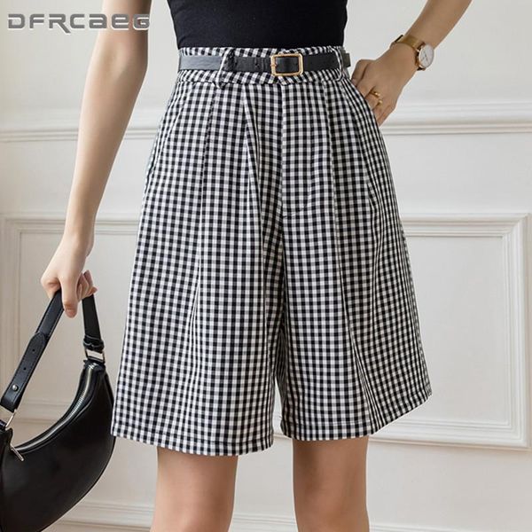 shorts black white plaid harajuku wide leg shorts for women summer 2021 high waisted causal knee length bermuda short trousers feminina, White;black
shorts black white plaid harajuku wide leg shorts for women summer 2021 high waisted causal knee length bermuda short trousers feminina, White;black