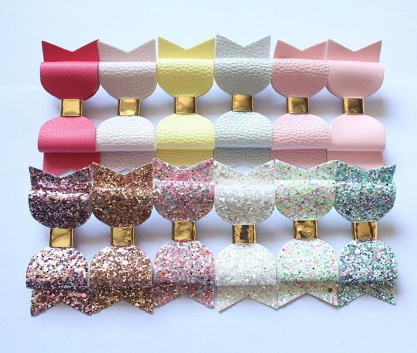 24 pcs double hair bow prince cute kids girl hairpins faux glitter felt litchi stria baby pu leather hair grip stripe gold clip ba5587124, Slivery;white
24 pcs double hair bow prince cute kids girl hairpins faux glitter felt litchi stria baby pu leather hair grip stripe gold clip ba5587124, Slivery;white