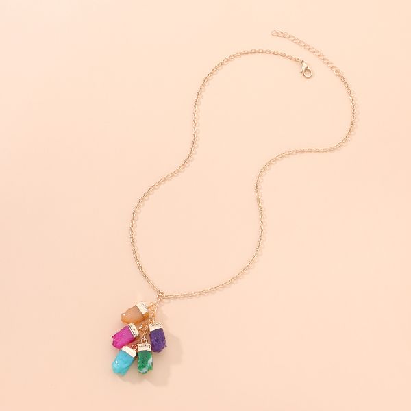 designer jewelry fashion color crystal gem pendant necklace, punk exaggerated trend of the necklace hand-made necklace pendant necklace tren, Silver
designer jewelry fashion color crystal gem pendant necklace, punk exaggerated trend of the necklace hand-made necklace pendant necklace tren, Silver