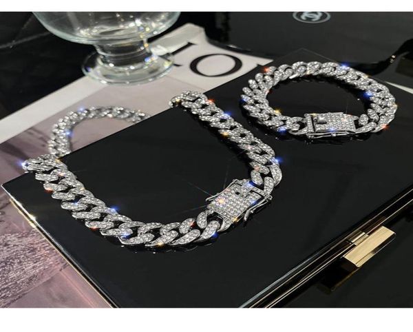 hiphop chain cuban link bracelets necklace for men and women full diamond stone silver gold jewelry3088610
hiphop chain cuban link bracelets necklace for men and women full diamond stone silver gold jewelry3088610