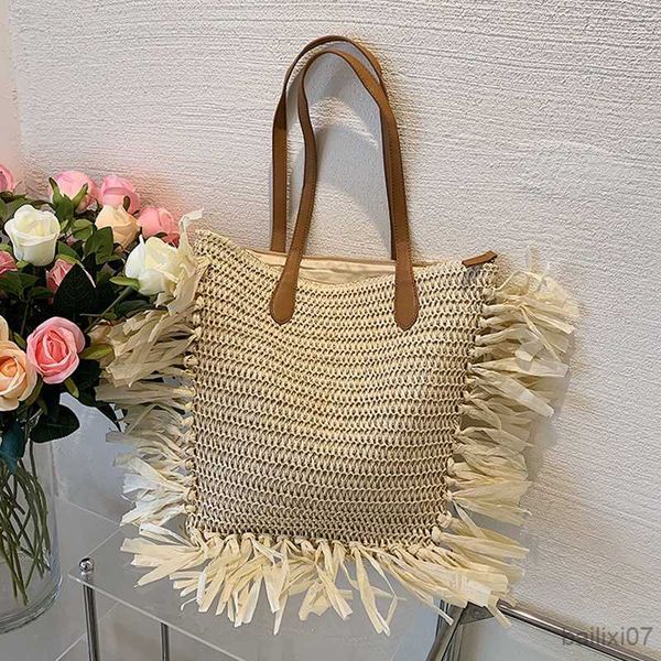 other bags summer tassel straw bag women woven shoulder handbag large capacity vacation beach bag casual lady shopping totes, Black;red
other bags summer tassel straw bag women woven shoulder handbag large capacity vacation beach bag casual lady shopping totes, Black;red