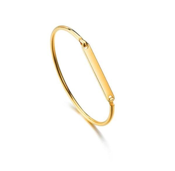 bangle custom name id bracelet bangles fashion gold color stainless steel cuff bracelets for women jewelry braclets 20219969218, Black
bangle custom name id bracelet bangles fashion gold color stainless steel cuff bracelets for women jewelry braclets 20219969218, Black