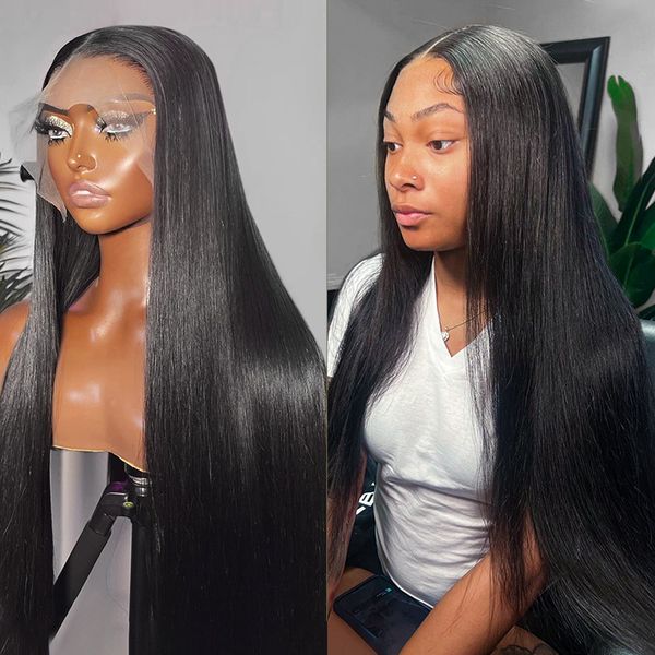 30 40 inch straight lace front wig brazilian 13x4 lace frontal human hair wig for black women 13x6 hd transparent lace front wig, Black;brown
30 40 inch straight lace front wig brazilian 13x4 lace frontal human hair wig for black women 13x6 hd transparent lace front wig, Black;brown