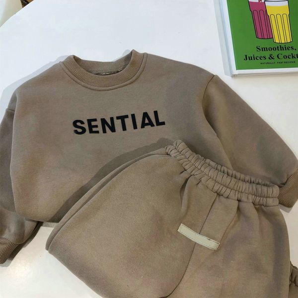 fashion kids sport clothing sets boys girls sweatshirt pants velvet warm 2pcs children clothes outfits, White
fashion kids sport clothing sets boys girls sweatshirt pants velvet warm 2pcs children clothes outfits, White