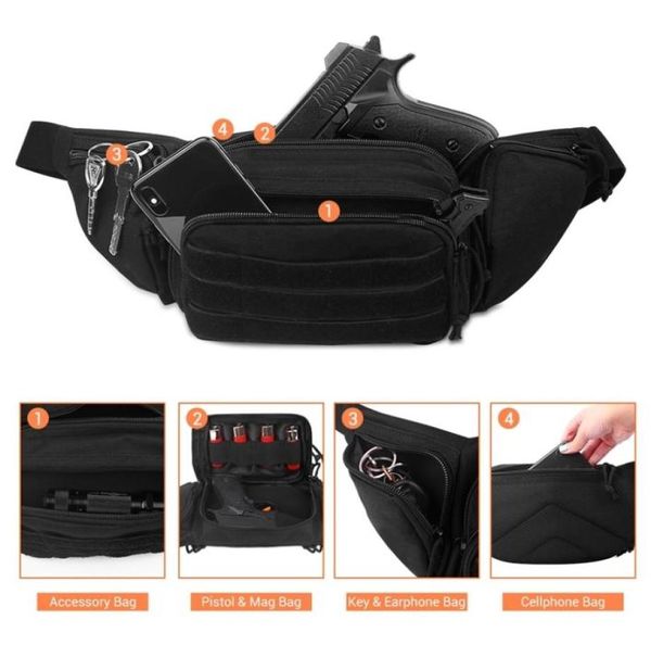 tactical waist bag concealed gun carry pouch military pistol holster fanny pack sling shoulder bags for outdoor hunting camping2453065
tactical waist bag concealed gun carry pouch military pistol holster fanny pack sling shoulder bags for outdoor hunting camping2453065