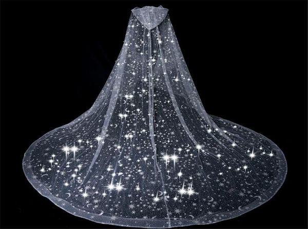 bridal veils bling veil wedding cape white sparkly glittering stars moon long cathedral sequined shawl hooded for bride cloak3881699, Black
bridal veils bling veil wedding cape white sparkly glittering stars moon long cathedral sequined shawl hooded for bride cloak3881699, Black