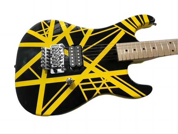 rare kra gang edward van halen 5150 yellow stripe black electric guitar floyd rose tremolo bri
rare kra gang edward van halen 5150 yellow stripe black electric guitar floyd rose tremolo bri