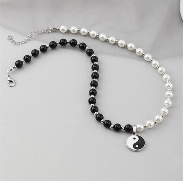 chokers round pearl beads yin yang taichi pendant stainless steel chain necklace couple jewelry women mens242f89734443034095, Golden;silver
chokers round pearl beads yin yang taichi pendant stainless steel chain necklace couple jewelry women mens242f89734443034095, Golden;silver