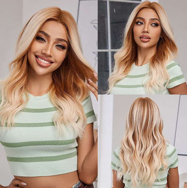 20 inch gradient color large wavy long curly wig women hair wigs front lace wig headcover with many styles to choose from and support custom, Black
20 inch gradient color large wavy long curly wig women hair wigs front lace wig headcover with many styles to choose from and support custom, Black
