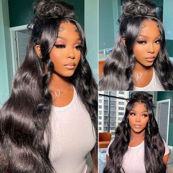 13x4 body wave lace front wig for women 30 40 inch 13x6 lace frontal human hair wigs 360 hd transparent full lace pre plucked, Black;brown
13x4 body wave lace front wig for women 30 40 inch 13x6 lace frontal human hair wigs 360 hd transparent full lace pre plucked, Black;brown