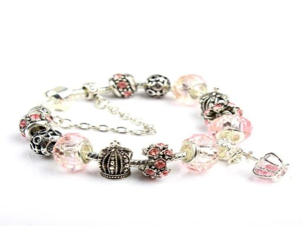 18 19 20 21cm charm bracelet 925 silver bracelets for women royal crown bracelet purple crystal beads diy jewelry christmas gift703373427, Golden;silver
18 19 20 21cm charm bracelet 925 silver bracelets for women royal crown bracelet purple crystal beads diy jewelry christmas gift703373427, Golden;silver
