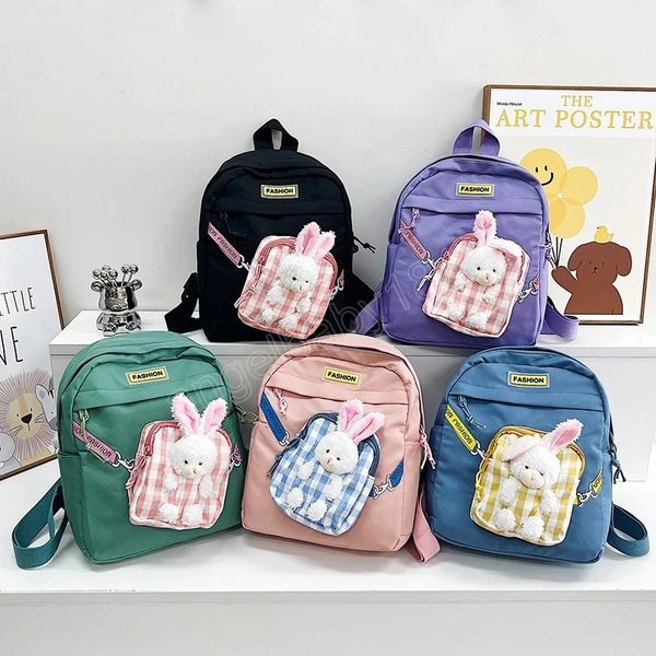 cartoon children backpack plush rabbit kindergarten schoolbag contrast color kids shoulder bag portable large capacity book bag
cartoon children backpack plush rabbit kindergarten schoolbag contrast color kids shoulder bag portable large capacity book bag