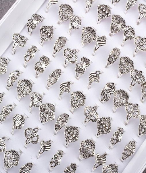 100pcs mix style flower elegant alloy band rings vintage rings for women jewelry whole lots2221123, Silver
100pcs mix style flower elegant alloy band rings vintage rings for women jewelry whole lots2221123, Silver