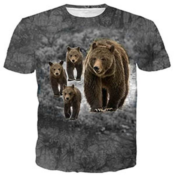 2023 new fashion designer mens women t shirt bears 3d printed tee short sleeve grey black dark navy blue colors luxury summer fashion shirt, White;black
2023 new fashion designer mens women t shirt bears 3d printed tee short sleeve grey black dark navy blue colors luxury summer fashion shirt, White;black