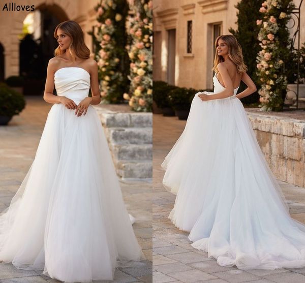 white satin strapless modern a line wedding dresses simple charming tulle a line plus size maternity bridal gowns boho garden reception part
white satin strapless modern a line wedding dresses simple charming tulle a line plus size maternity bridal gowns boho garden reception part