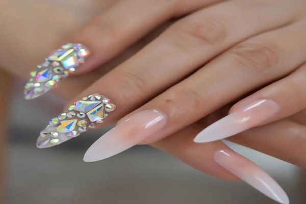 3d ab gems gradient pink nude press on nails baby ombre extra long stiletto false fake nail tips pointed fingers nails2745550, Red;gold
3d ab gems gradient pink nude press on nails baby ombre extra long stiletto false fake nail tips pointed fingers nails2745550, Red;gold