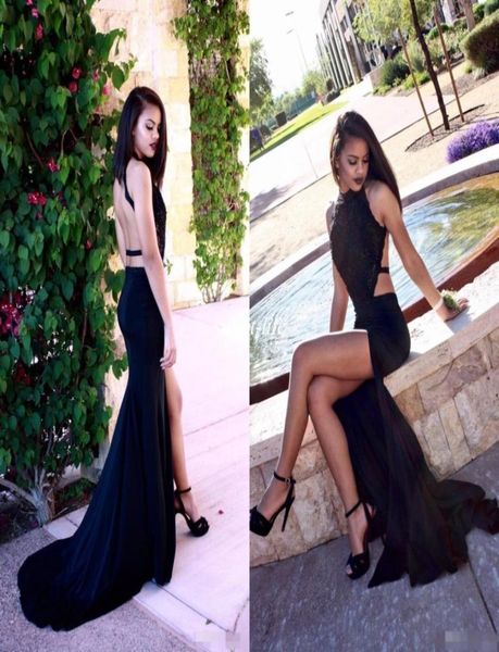 2020 backless black mermaid evening dress halter neck side split long sleeves party prom dresses robe de soiree3273808
2020 backless black mermaid evening dress halter neck side split long sleeves party prom dresses robe de soiree3273808