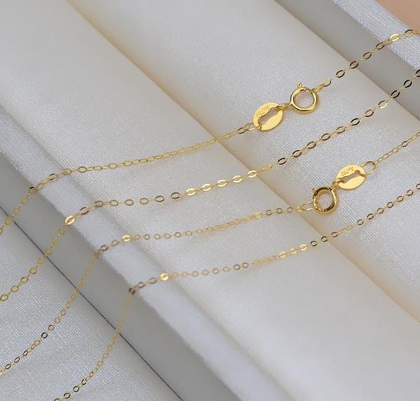 100 genuine 18k gold chain 18 inches au750 cost necklace pendant wendding party gift for women 1pcslot6679298, Silver
100 genuine 18k gold chain 18 inches au750 cost necklace pendant wendding party gift for women 1pcslot6679298, Silver