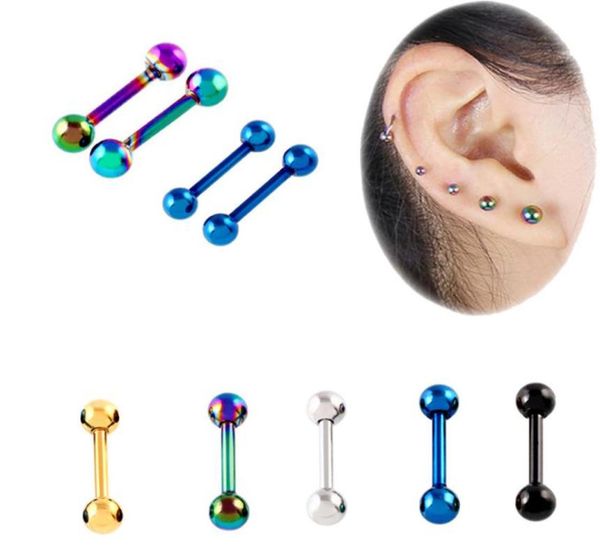 punk fashion women body jewelry ear stud cartilage helix tragus piercing earrings 18g pole stainless steel barbell earring nail 505981480, Slivery;golden
punk fashion women body jewelry ear stud cartilage helix tragus piercing earrings 18g pole stainless steel barbell earring nail 505981480, Slivery;golden