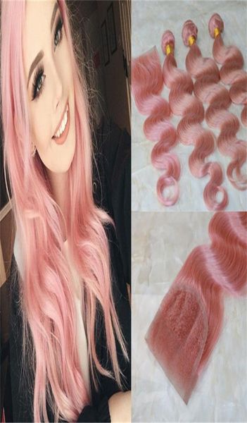 brazilian body wave virgin human hair bundles with lace closure baby pink color unprocessed remy hair weave extensions rose gold t2356218, Black;brown
brazilian body wave virgin human hair bundles with lace closure baby pink color unprocessed remy hair weave extensions rose gold t2356218, Black;brown