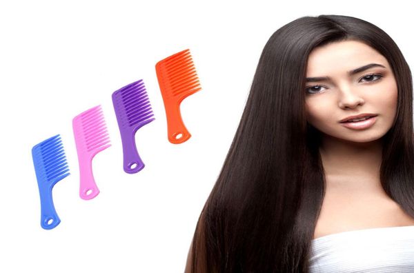 1pc wide tooth handle hairdressing salon antistatic plastic hair comb detangling1855415, Silver
1pc wide tooth handle hairdressing salon antistatic plastic hair comb detangling1855415, Silver