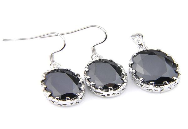 luckyshine new wedding jewelry sets for women039s oval black onyx silver zircon earring pendants elegant sets 4151735
luckyshine new wedding jewelry sets for women039s oval black onyx silver zircon earring pendants elegant sets 4151735
