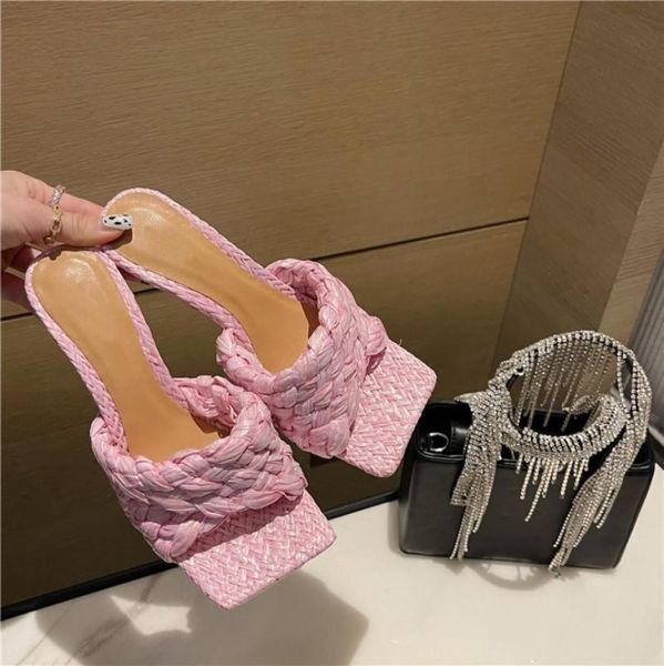 eilyken 2021 new summer design weave square toe heels slippers gladiator beach womens sandal slides shoes dadreyery8547319, Black
eilyken 2021 new summer design weave square toe heels slippers gladiator beach womens sandal slides shoes dadreyery8547319, Black
