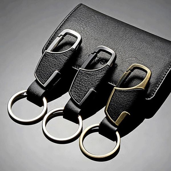 men's pu leather keychain anti-lost business heavy duty metal car keyrings simple waist hanging keys holder for boyfriend gifts, Silver
men's pu leather keychain anti-lost business heavy duty metal car keyrings simple waist hanging keys holder for boyfriend gifts, Silver