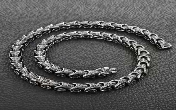 chains 7524039039 length punk vintage men viking dragon jewelry hiphop 316l stainless steel 2 kind wear method chain neckl3126505, Silver
chains 7524039039 length punk vintage men viking dragon jewelry hiphop 316l stainless steel 2 kind wear method chain neckl3126505, Silver