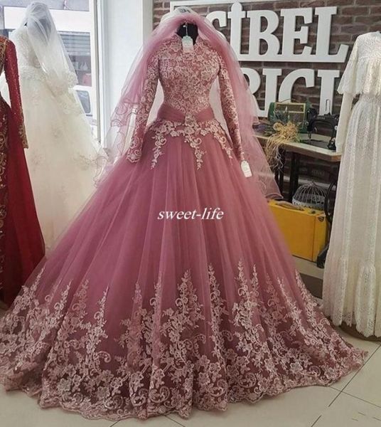 2020 muslim high neck long sleeve wedding dresses lace applique plus size saudi arabia bridal ball gown custom vestido de noiva7871475, White
2020 muslim high neck long sleeve wedding dresses lace applique plus size saudi arabia bridal ball gown custom vestido de noiva7871475, White