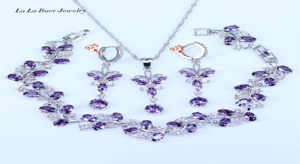 lady 925 sterling silver jewelry sets pink crystal white zircon bracelet necklace pendant long earrings chain for women282s1877880, Black
lady 925 sterling silver jewelry sets pink crystal white zircon bracelet necklace pendant long earrings chain for women282s1877880, Black