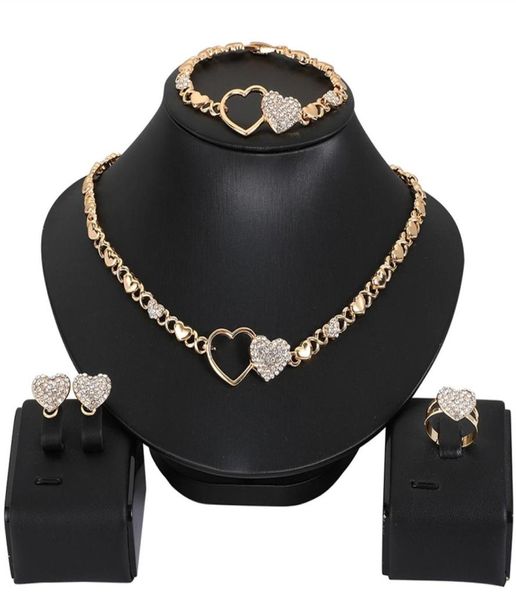 african for women heart wedding jewelry sets earrings xoxo necklace bracelets gifts2221434, Silver
african for women heart wedding jewelry sets earrings xoxo necklace bracelets gifts2221434, Silver