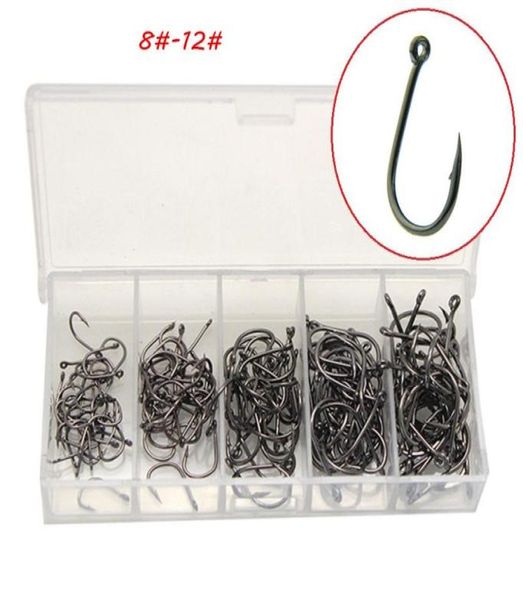 5 sizes mixed 812 black ise hook high carbon steel barbed hooks fishhooks asian carp fishing gear 500 pieces box w28349034
5 sizes mixed 812 black ise hook high carbon steel barbed hooks fishhooks asian carp fishing gear 500 pieces box w28349034