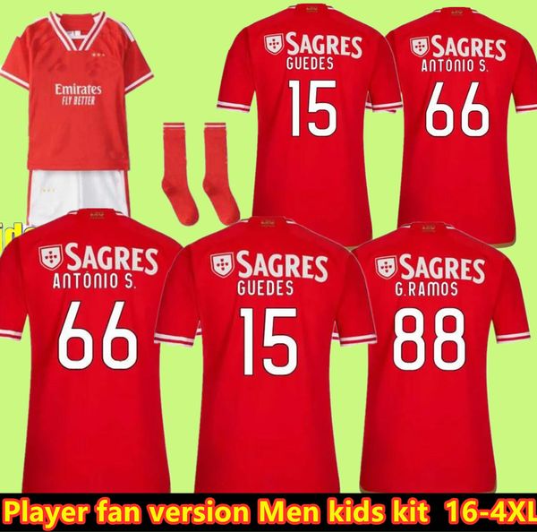 23 24 fans player version benficas soccer jerseys seferovic waldschmidt everton pizzi rafa darwin g.ramos 2023 2024 home men kids kit footba, Black;yellow
23 24 fans player version benficas soccer jerseys seferovic waldschmidt everton pizzi rafa darwin g.ramos 2023 2024 home men kids kit footba, Black;yellow
