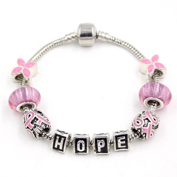 new arrival breast cancer awareness pink ribbon jewelry diy interchangeable pink ribbon 4 leaf flower beads hope bracelet jewelry wholesaler, Golden;silver
new arrival breast cancer awareness pink ribbon jewelry diy interchangeable pink ribbon 4 leaf flower beads hope bracelet jewelry wholesaler, Golden;silver