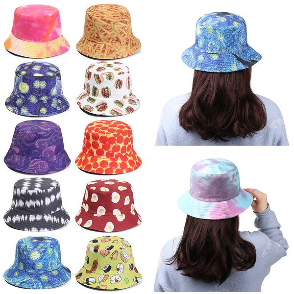 wide brim hats fashion hip hop bucket hat cotton foldable rainbow starry sky hamburg double-sided fisherman cap outdoor sunscreen hat aa2305, Blue;gray
wide brim hats fashion hip hop bucket hat cotton foldable rainbow starry sky hamburg double-sided fisherman cap outdoor sunscreen hat aa2305, Blue;gray