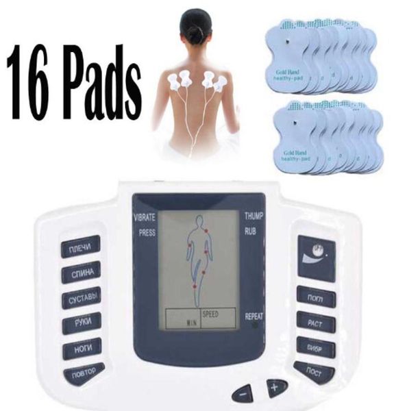 electrical stimulator full body relax muscle therapy massager massage pulse tens acupuncture health care machine 16 pads5124451
electrical stimulator full body relax muscle therapy massager massage pulse tens acupuncture health care machine 16 pads5124451