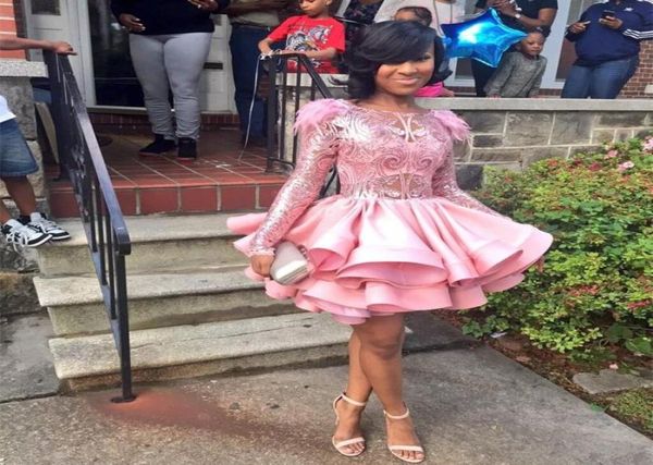 pink tiered 2019 short prom dresses long sleeves a line sheer jewel neck sequined cocktail dress knee length feather party gowns6494101, Black
pink tiered 2019 short prom dresses long sleeves a line sheer jewel neck sequined cocktail dress knee length feather party gowns6494101, Black