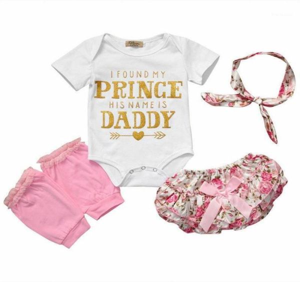 newborn baby girls my prince is daddy romper floral shorts dress outfits set14518813, White
newborn baby girls my prince is daddy romper floral shorts dress outfits set14518813, White
